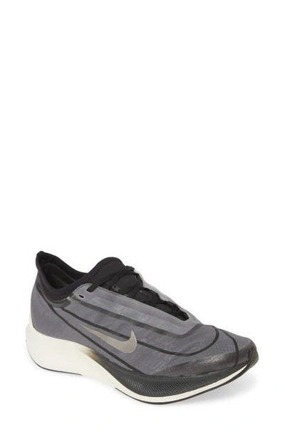 Shop Nike Zoom Fly 3 Running Shoe In Dark Smoke Grey/ Pewter/ Black