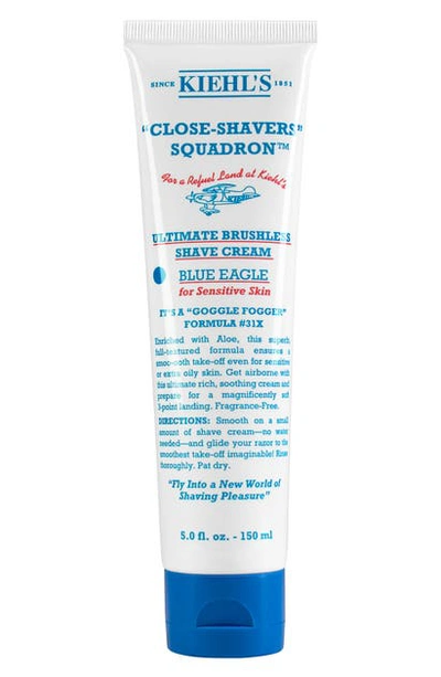 Shop Kiehl's Since 1851 1851 Ultimate Brushless Shave Cream Blue Eagle, 5 oz