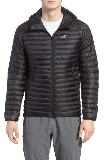 Shop Arc'teryx Cerium Sl Water Resistant Down Jacket In Black