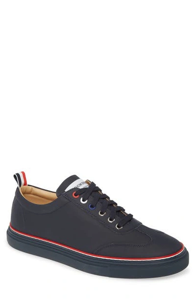 Shop Thom Browne Low-top Sneaker In Navy