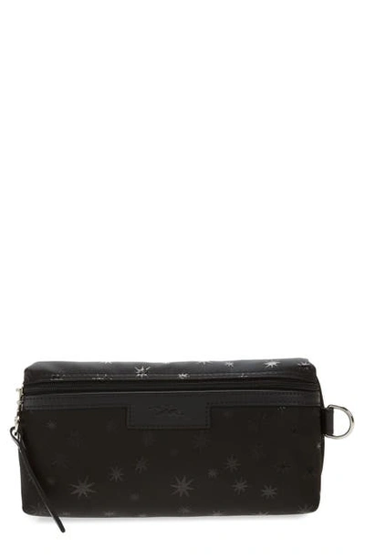 Shop Longchamp Le Pliage Etoiles Cosmetics Case In Black