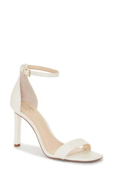 Shop Vince Camuto Lauralie Ankle Strap Sandal In Buttermilk Leather