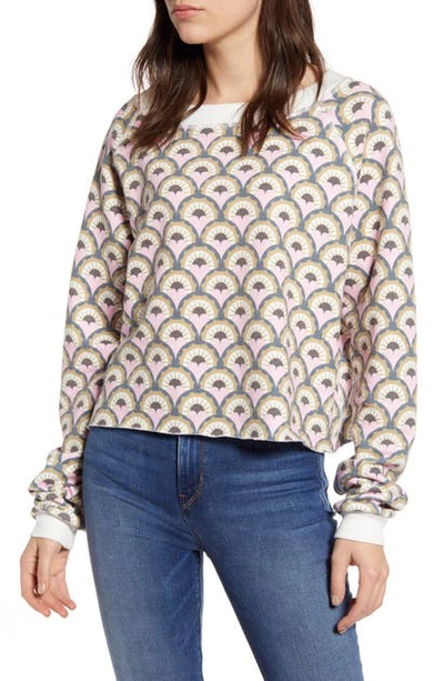 Shop Wildfox Deco Hearts Sweatshirt In Multi