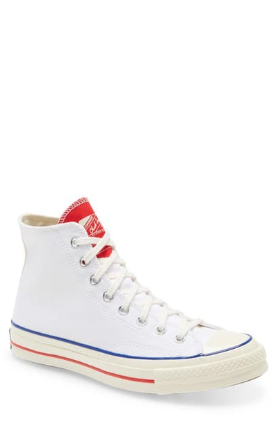 Shop Converse Chuck Taylor Twist Tongue High Top Sneaker In White/ University Red/ Egret