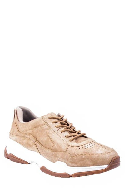 Shop Robert Graham Fittipaldi Lace-up Sneaker In Tan