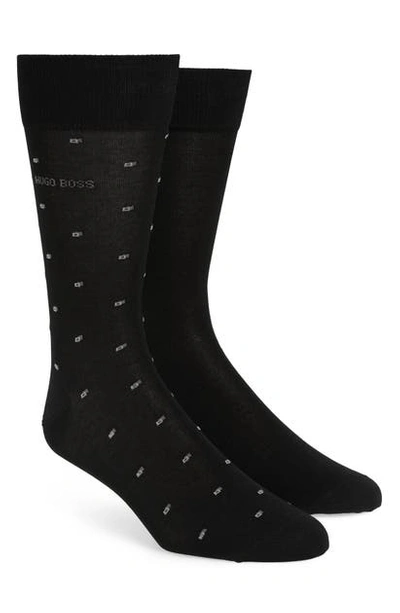 Shop Hugo Boss Assorted 2-pack Dress Socks In Black