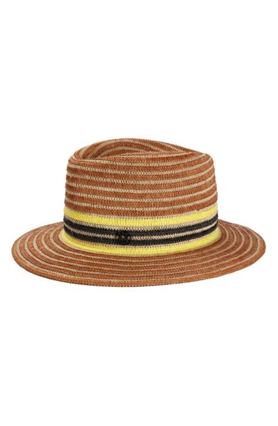 Shop Maison Michel Andre Straw Hat In Multi