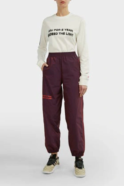 Shop Adidas Originals By Alexander Wang Flex 2 Club Long-sleeve T-shirt, L In White