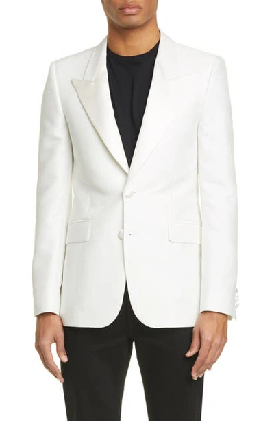 Shop Givenchy Geometric Dinner Jacket In Natural