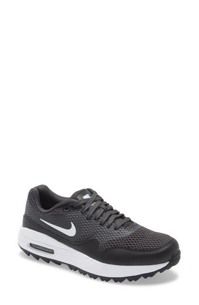 Shop Nike Air Max 1 G Golf Shoe In Black/ White