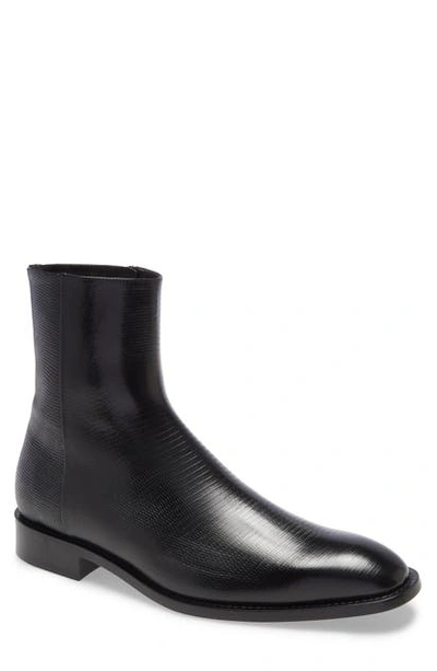 Shop Balenciaga Zip Boot In Black