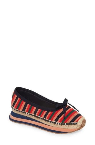 Shop Tory Burch Daisy Espadrille Sneaker In Multi / Perfect Navy