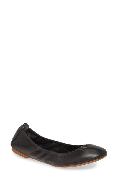 Shop Tory Burch Eddie Ballet Flat In Perfect Black