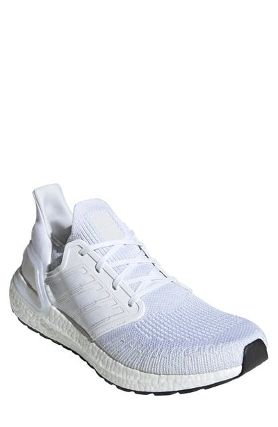 Shop Adidas Originals Ultraboost 20 Running Shoe In White/ Grey Three F17/ Black