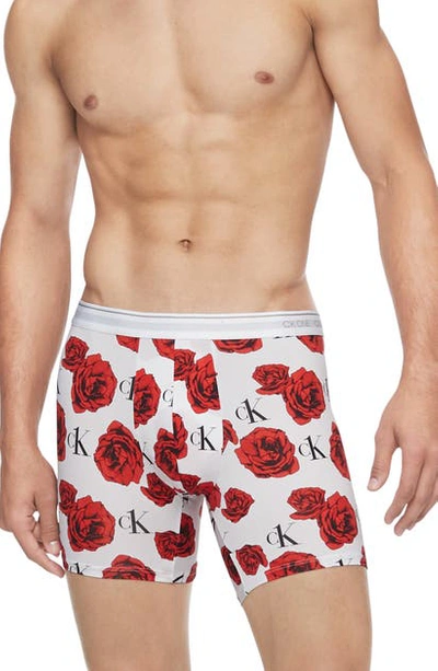 Calvin Klein Ck One Micro Boxer Briefs In Charming Roses American Dream |  ModeSens