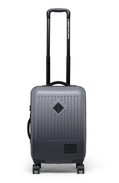 Shop Herschel Supply Co Small Trade 23-inch Rolling Suitcase In Quiet Shade/ Black Gradient