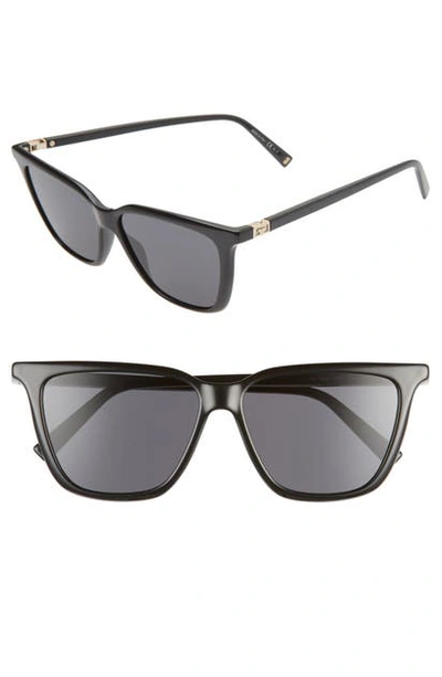 Shop Givenchy 55mm Sunglasses In Black/ Grey Blue