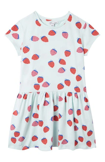 Shop Art & Eden Zandra Organic Cotton Dress In Strawberry Fields