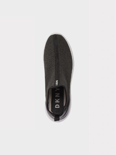 Shop Donna Karan Dkny Men's Stark Slip-on Sneaker - In Dark Grey