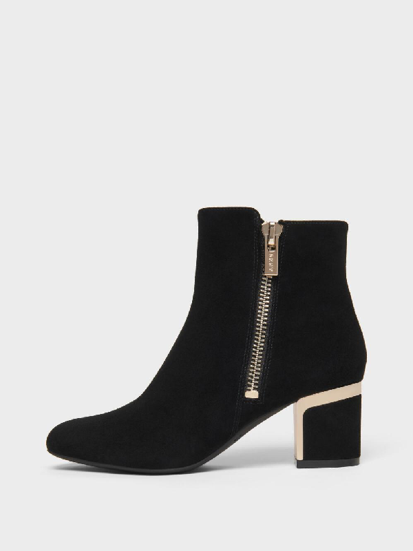 macys booties black