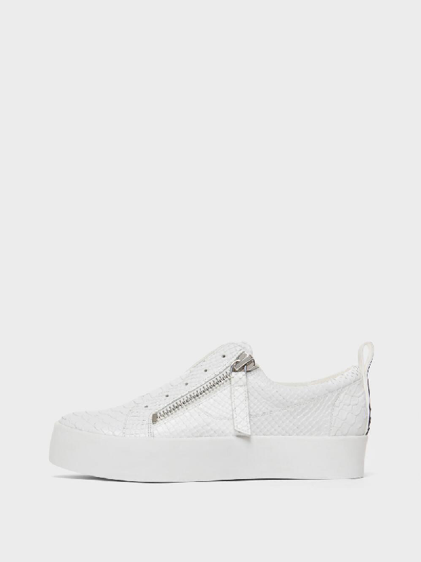 donna karan platform sneaker