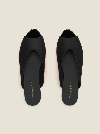 Shop Donna Karan Zuzu Leather Slide In Black