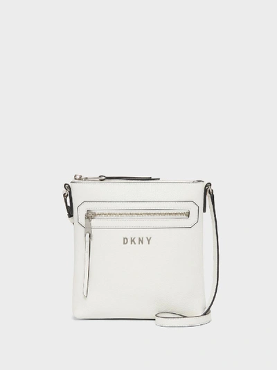 Shop Donna Karan Tappen Crossbody In White