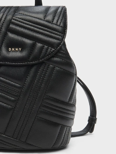 Dkny Sutton Flap Backpack, Size One size, Black