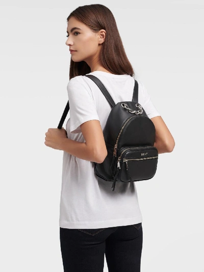 Shop Donna Karan Dkny Women's Abby Backpack - In Black/silver