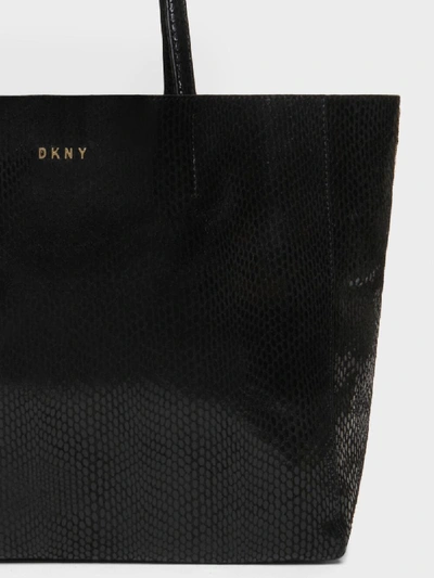 Shop Donna Karan Dkny Women's Sally East-west Tote - In Black/gold