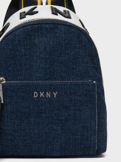 Shop Donna Karan Kayla Backpack In Denim