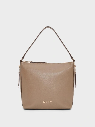 Shop Donna Karan Dkny Women's Tappen Hobo Handbag - In Dune