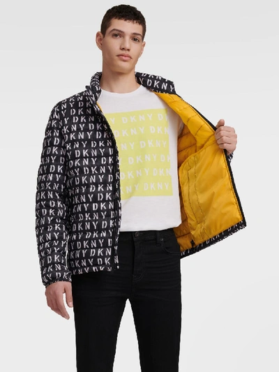Shop Donna Karan Dkny Men's Packable Puffer Jacket - In Print