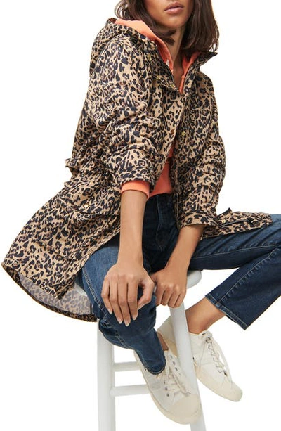 J crew perfect rain jacket sale leopard