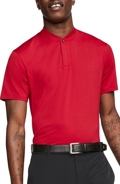 Shop Nike Dri-fit Golf Polo In Gym Red/ Gym Red/ Black