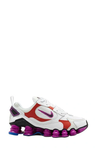 Shop Nike Shox Tl Nova Sneaker In White/ Black/ Hyper Volt