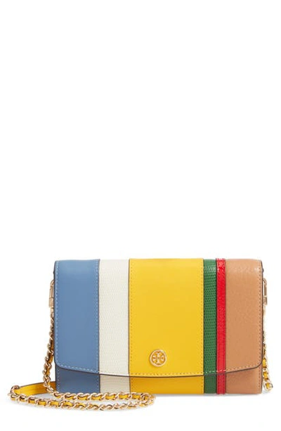 Tory burch hotsell balloon stripe clutch