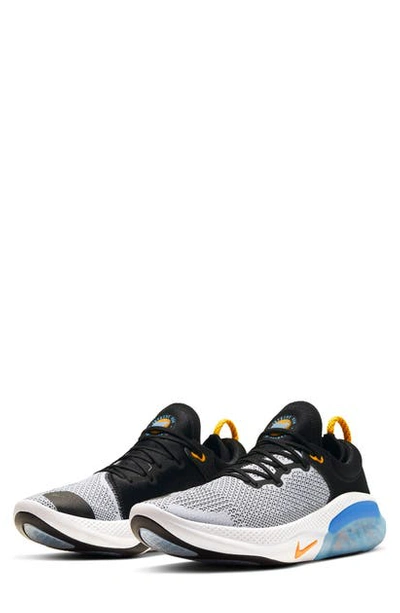 Shop Nike Joyride Run Flyknit Running Shoe In Black/ Orange/ White/ Blue