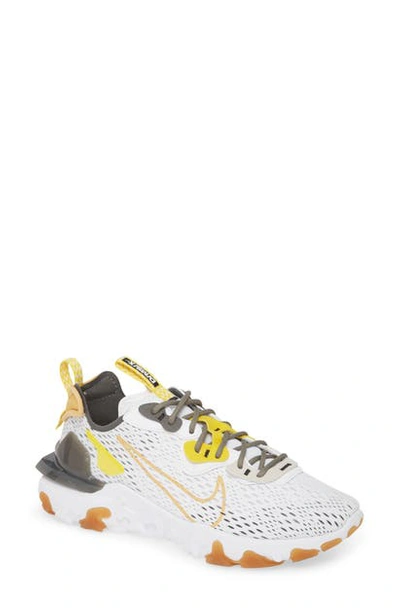 Shop Nike React Vision Sneaker In White/ Honeycomb/ Iron Grey