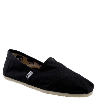 Shop Toms Classic Canvas Slip-on In Black