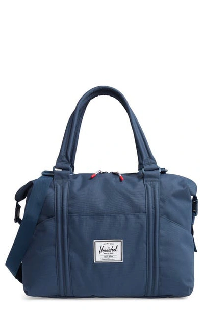 Shop Herschel Supply Co. Strand Sprout Diaper Bag In Indigo Denim Crosshatch