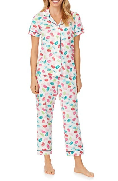 Shop Bedhead Pajamas Cropped Pajamas In Pink