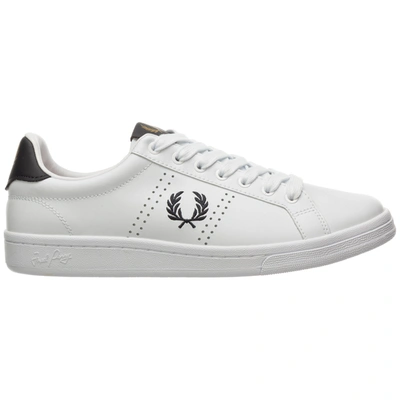 Shop Fred Perry Men's Shoes Leather Trainers Sneakers  B721 In White