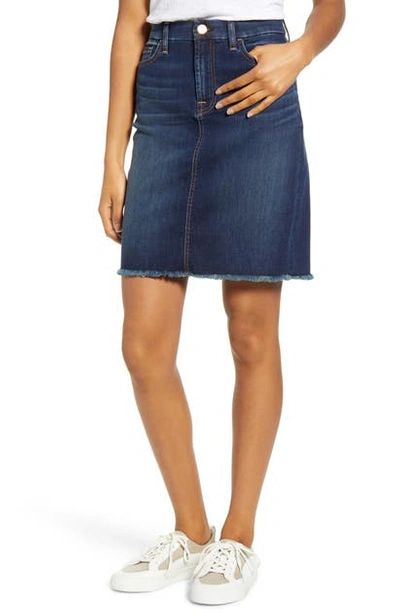 Shop Jen7 By 7 For All Mankind Denim Pencil Skirt In Providence