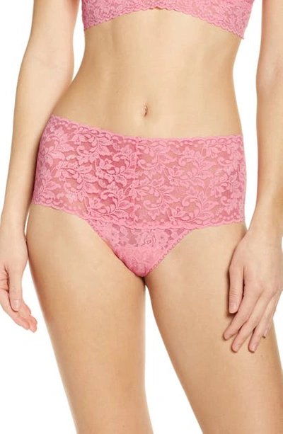 Shop Hanky Panky 'retro' Thong In Pink Lady