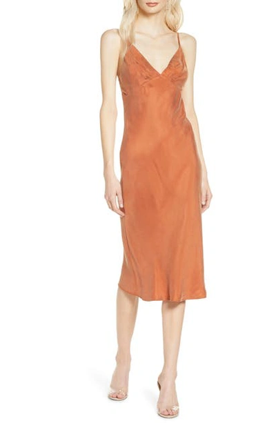 Shop Auguste Keepsake Slipdress In Rust