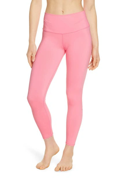 Shop Alo Yoga Airbrush 7/8 High Waist Leggings In Macaron Pink