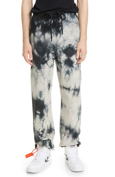 Shop Off-white Tie Dye Slim Sweatpants In Beige