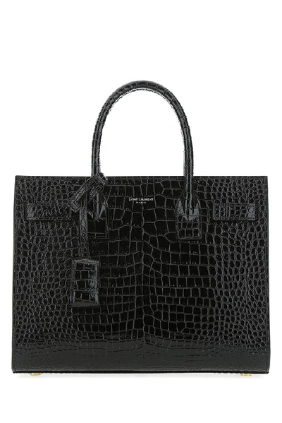 Shop Saint Laurent Sac De Jour Tote Bag In Black