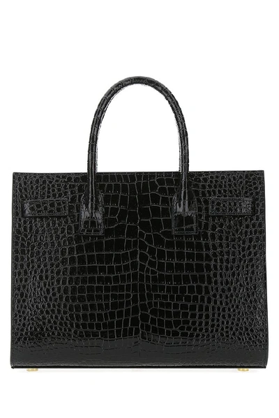 Shop Saint Laurent Sac De Jour Tote Bag In Black